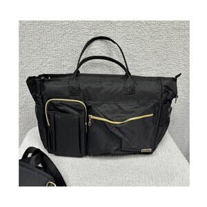 Rabjen Black Nylon Briefcase Tote Travel Bag #71085